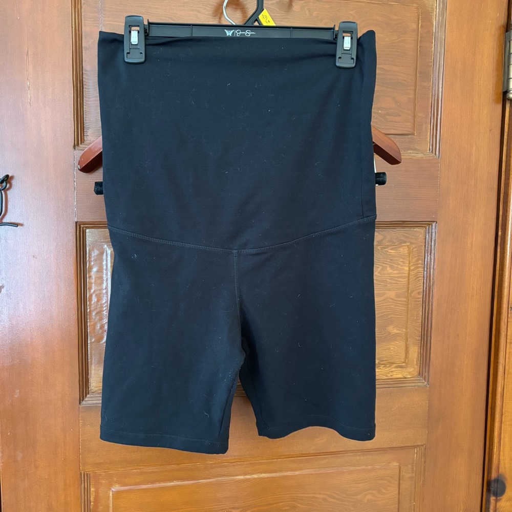 Kindred Bravely Maternity Black Bike Shorts